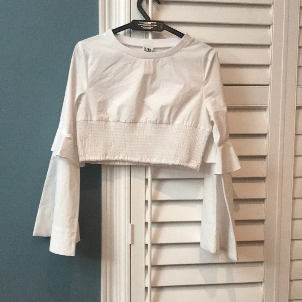 Hilary Macmillan Cropped Blouse
